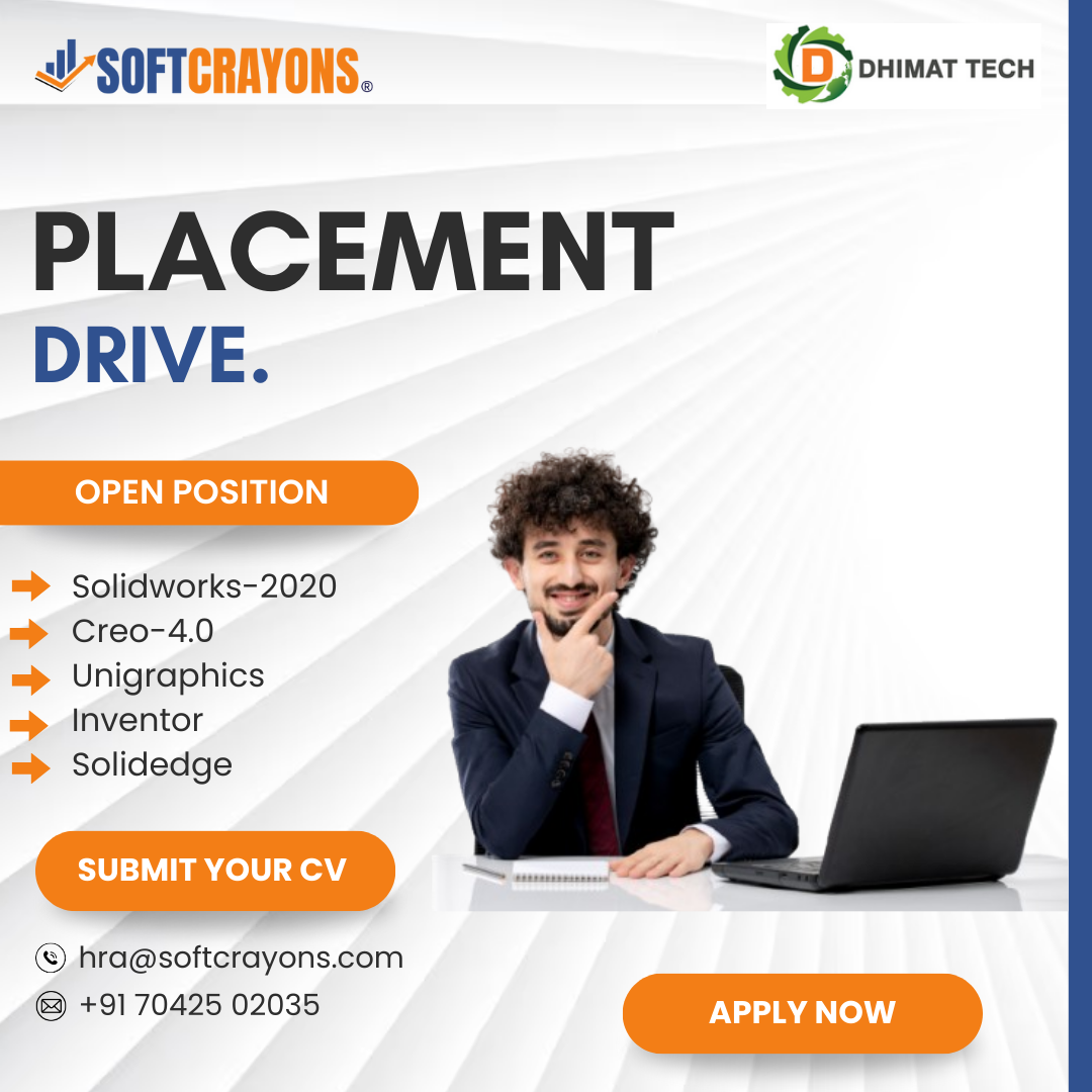 Job Opening for Solidworks & Creo
